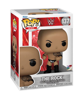 Figura Funko Pop The Rock 137 - WWE - El Campeón del Pueblo con su Ceja en Alto