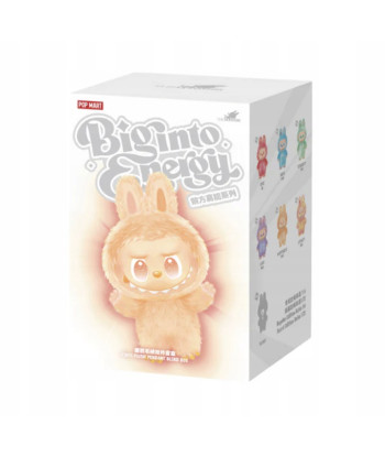 LABUBU Colgante de peluche original Pop Mart Labubu The Monsters Big Into Energy Series + Código QR (1 unidad)