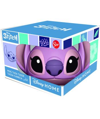TAZA 3D CERAMICA ANGEL - LILO & STITCH 400ML