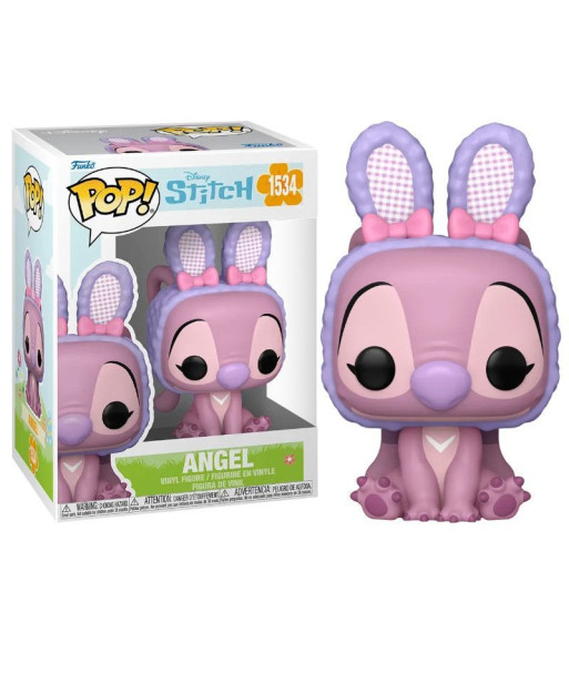 Figura Funko Pop Angel 1534 - Disney Lilo y Stitch - Edición de Pascua