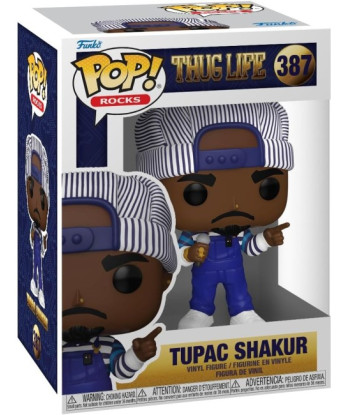 Figura Funko Pop Tupac Shakur 387 - Thug Life - Leyenda del Rap