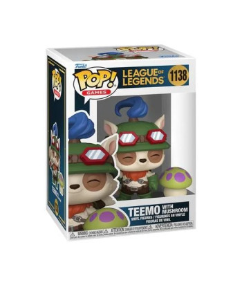 Figura Funko Pop Teemo 1138 - League of Legends - Con Champiñón