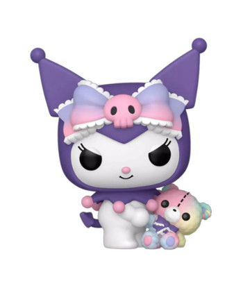 Figura Funko Pop Kuromi with Bear 129 - Sanrio - Dulzura Rebelde con Osito Arcoíris Especial