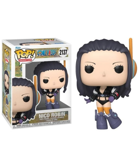 Figura Funko Pop Nico Robin 2137 - One Piece - Estilo Futurista de Egghead
