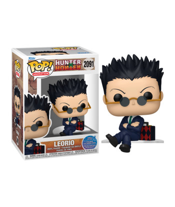 Figura Funko Pop Leorio 2091 - Hunter x Hunter - Figura Sentada en Estante