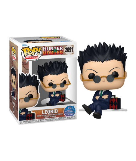Figura Funko Pop Leorio 2091 - Hunter x Hunter - Figura Sentada en Estante