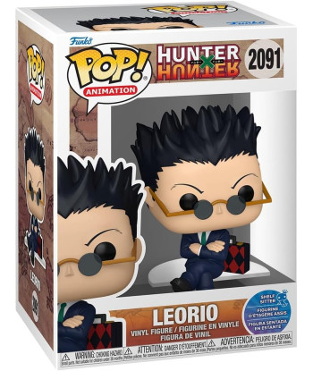 Figura Funko Pop Leorio 2091 - Hunter x Hunter - Figura Sentada en Estante