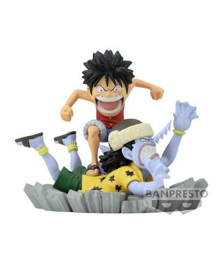 Figurita ONE PIECE - Luffy VS Arlong WCF-Log Stories 7cm Banpresto