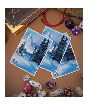 Fundas Standard APEX Deck Protector Sleeves Winter Paradise Bob Ross (105) - Ultra Pro