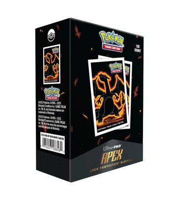 Fundas Standard APEX Deck Protector Sleeves Charizard Neon Kanto Pokémon (105) - Ultra Pro