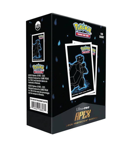 Fundas Standard APEX Deck Protector Sleeves Blastoise Neon Kanto Pokémon (105) - Ultra Pro