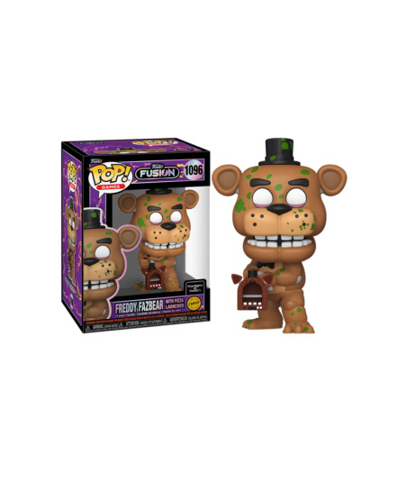 Figura Funko Pop Freddy Fazbear con Pizza Launcher 1096 - Five Nights at Freddy's - Chase con Slime Verde