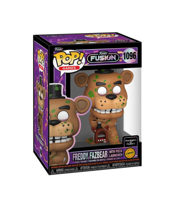 Figura Funko Pop Freddy Fazbear con Pizza Launcher 1096 - Five Nights at Freddy's - Chase con Slime Verde