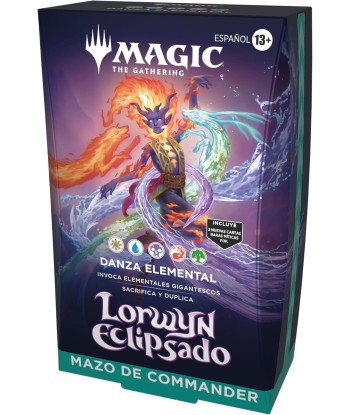 Mazo de Commander Lorwyn Eclipsado: Danza Elemental - Magic The Gathering - ¡Desata los Elementos! (Español)