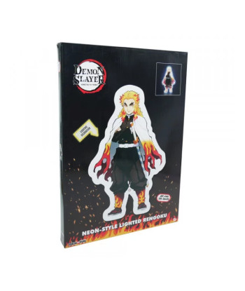 LÁMPARA NEÓN RENGOKU DEMON SLAYER 40CM