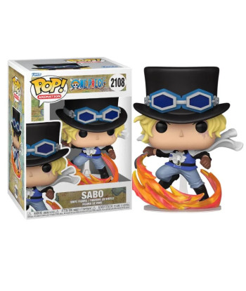 Figura Funko Pop Sabo 2108 - One Piece - El Comandante con el Poder de la Mera Mera no Mi