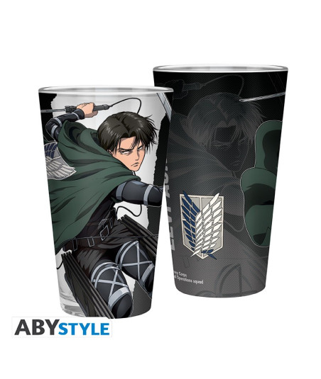 Vaso XXL Levi Ackerman Ataque a los titanes