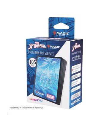 FUNDAS Magic the Gathering: Marvel Spider-Man Premium Art Sleeves (Island) (105) -
