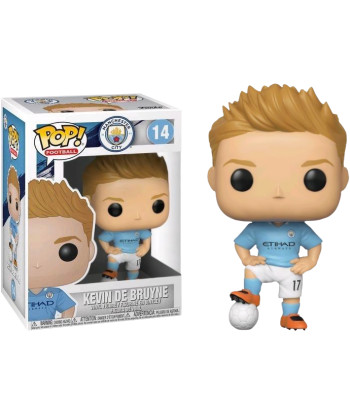 Figura Funko Pop Kevin De Bruyne 14 - Manchester City - El Maestro del Centro del Campo