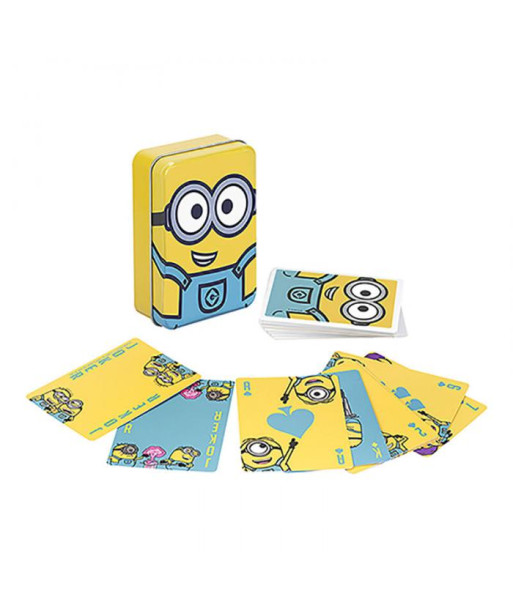 Baraja de Naipes Los Minions Caja Metálica