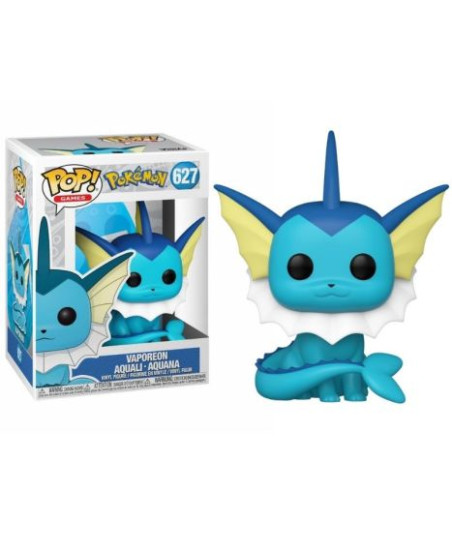 Figura Funko Pop Vaporeon 627 - Pokemon - La Evolución Acuática más Elegante