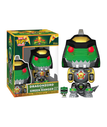 Figura Funko Bitty Pop Dragonzord con Green Ranger - Power Rangers - El Legendario Zord de Tommy Oliver