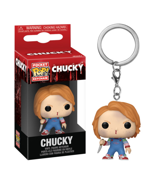 Llavero Pocket Pop Chucky - Chucky - El Muñeco Diabólico con Cuchillo