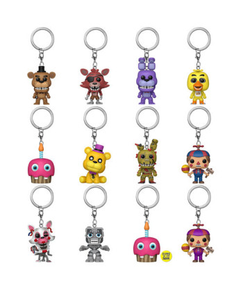 Llavero Pocket Pop Mystery - Five Nights at Freddy's - ¡Descubre tu Animatrónico Sorpresa!