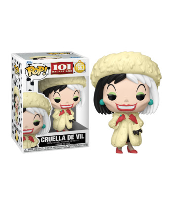 Figura Funko Pop Cruella de Vil 1663 - Disney 101 Dálmatas - La Glamurosa Villana del Clásico Animado