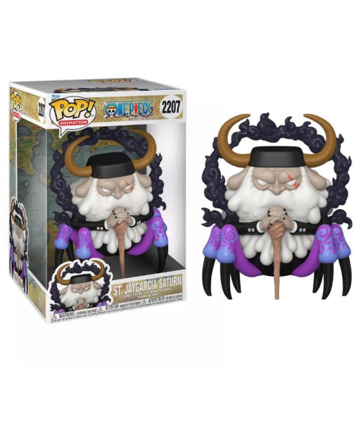 Figura Funko Pop St. Jaygarcia Saturn 2207 - One Piece - El Dios Guerrero de la Defensa Científica Jumbo