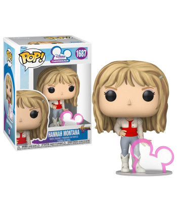 Figura Funko Pop Hannah Montana 1687 - Disney Channel Throwback - La Estrella con el Logo Icónico