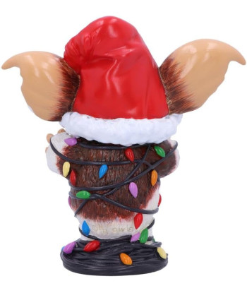 Figura Nemesis Now Gizmo con Luces de Navidad - Gremlins - El Mogwai más Brillante 13cm