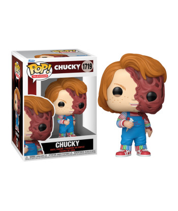 Figura Funko Pop Chucky 1719 - Chucky - El Poseído con Rostro Desfigurado