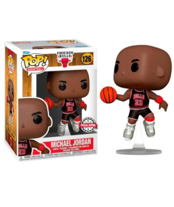 Figura Funko Pop Michael Jordan 126 - NBA Chicago Bulls - El Vuelo de Su Majestad Edición Especial
