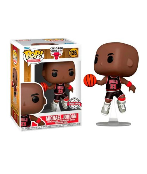 Figura Funko Pop Michael Jordan 126 - NBA Chicago Bulls - El Vuelo de Su Majestad Edición Especial