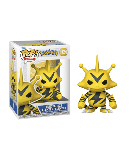 Figura Funko Pop Electabuzz 1124 - Pokémon - El Eléctrico más Potente de Kanto