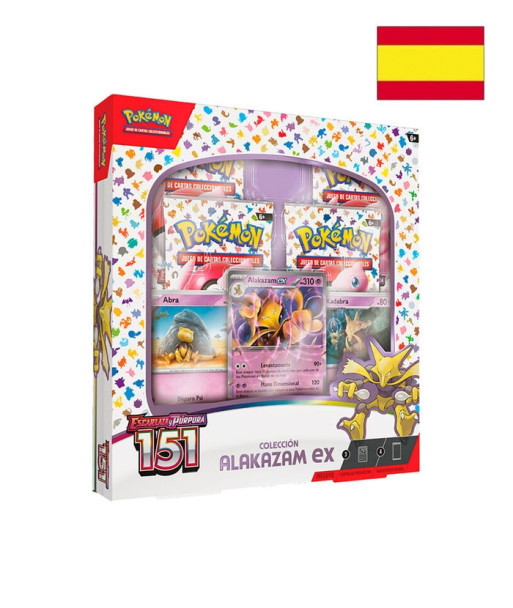 Caja de coleccion Alakazam Ex Pokémon (Castellano)