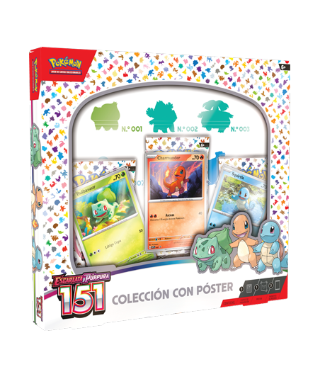 Pokemon Coleccion con Poster Escarlata y Purpura 151 (Esp)