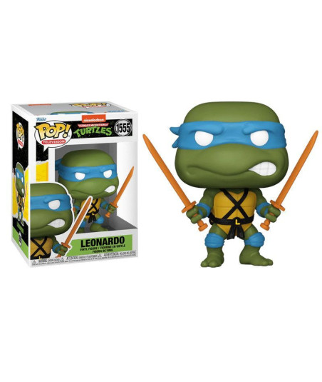 Figura Funko Pop Leonardo 1555 - Nickelodeon Teenage Mutant Ninja Turtles - El Líder con sus Dobles Katanas