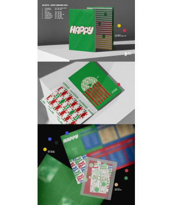 Álbum Jin (BTS) Happy (Photobook Ver.) - BTS - Journey / Imagine / Navigate Ver.