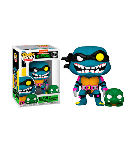 FUNKO POP! SLASH WITH PRE-MUTATED SLASH (1558) - NICKELODEON