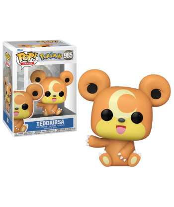 Figura Funko Pop Teddiursa 985 - Pokémon - El Adorable Osito de la Luna Creciente