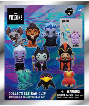 LLAVEROS SORPRESA - VILLANOS DISNEY (Series 4) (1 UNIDAD)