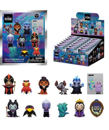 LLAVEROS SORPRESA - VILLANOS DISNEY (Series 4) (1 UNIDAD)