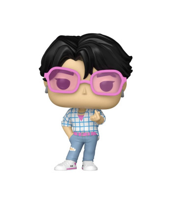 Figura Funko Pop Jinu 2259 - K-Pop Demon Hunters - Idol con Gafas Rosas y Gesto Finger Heart