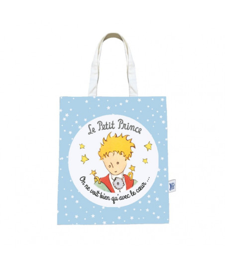 Bolsa de tela El Principito con estrellas (44x38cm)