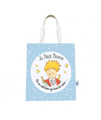 Bolsa de tela El Principito con estrellas (44x38cm)