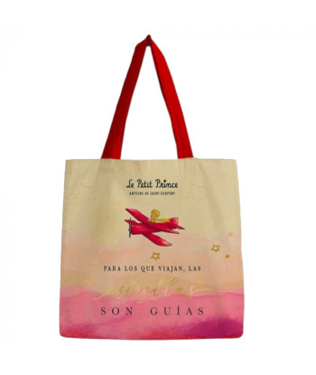 Bolsa de tela Premium Paper, El Principito los que Viajan (25x25cm)