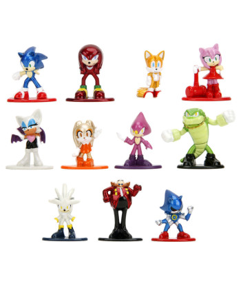 Figura Metálica Sorpresa Sonic The Hedgehog Nanofigs Mystery 4 cm
