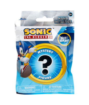 Figura Metálica Sorpresa Sonic The Hedgehog Nanofigs Mystery 4 cm